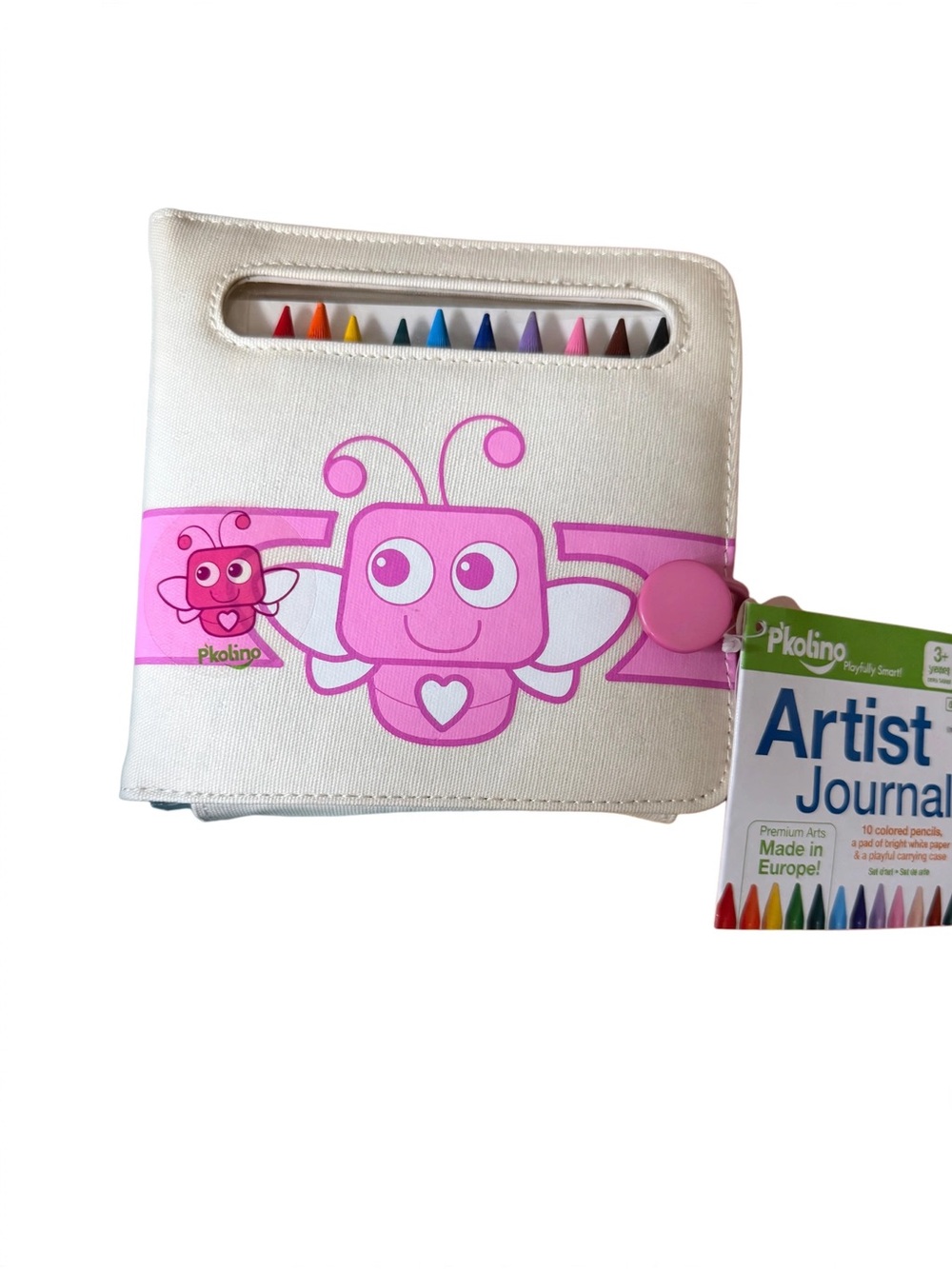 NWT Pkolino Artist Journal Set Pink Bug